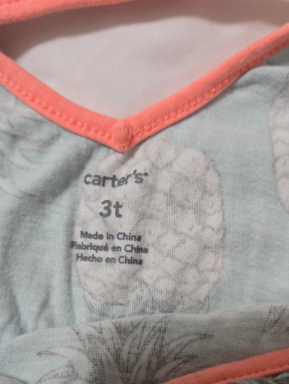 Vibrant Carter's Pineapple Play Jersey Sundress